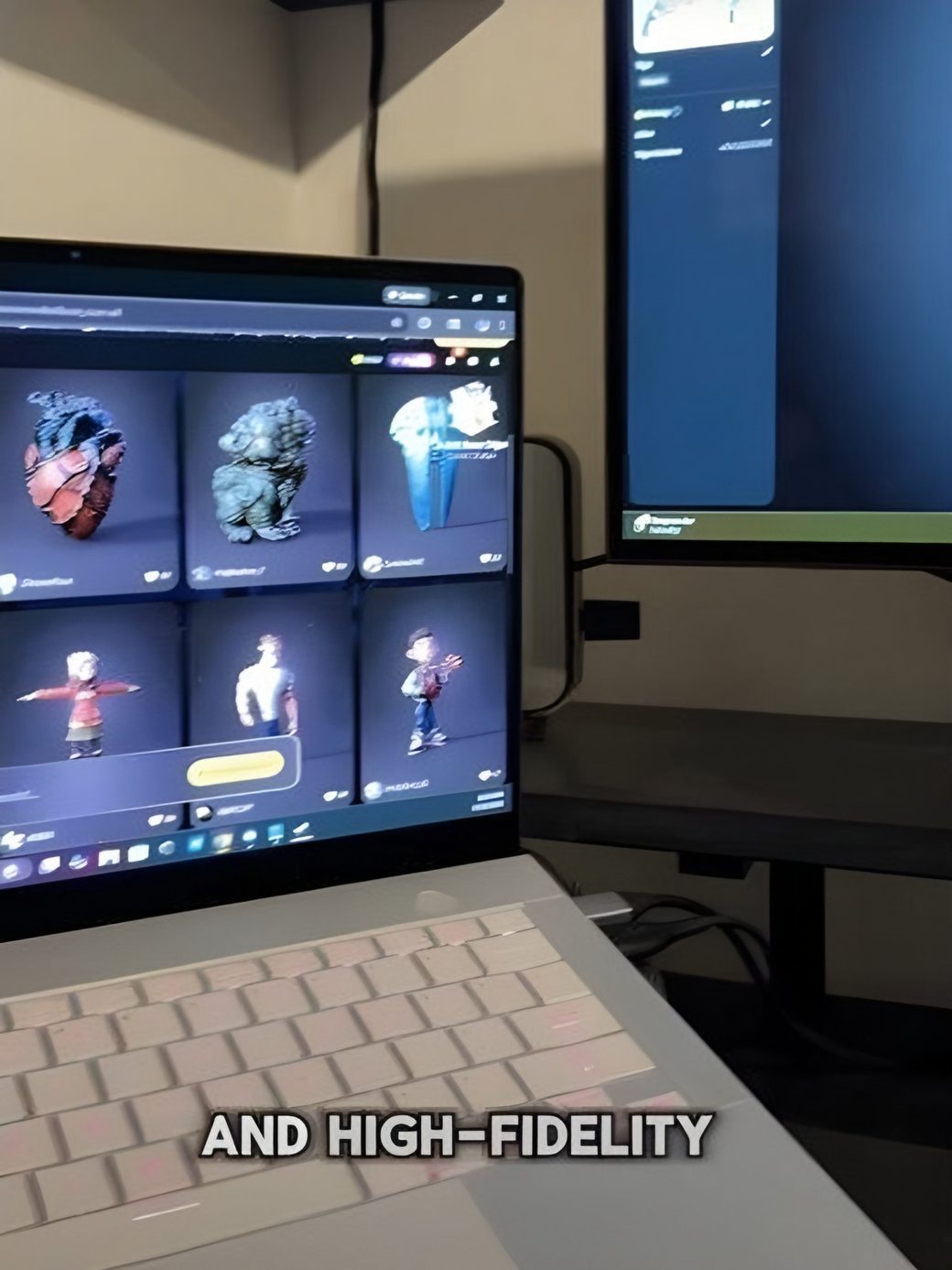 TRIPO · High-fidelity modelling demo